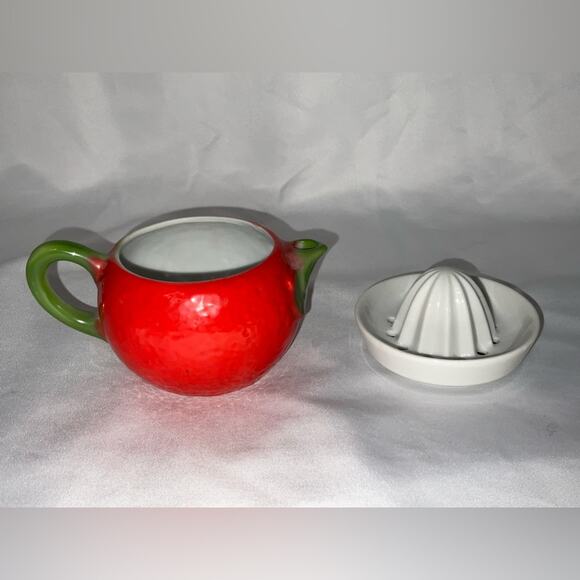VTG GEROLD PORZELLAN BAVARIA SMALL CERAMIC ORANGE FRUIT JUICER REAMER 6 OZ - Picture 3 of 11